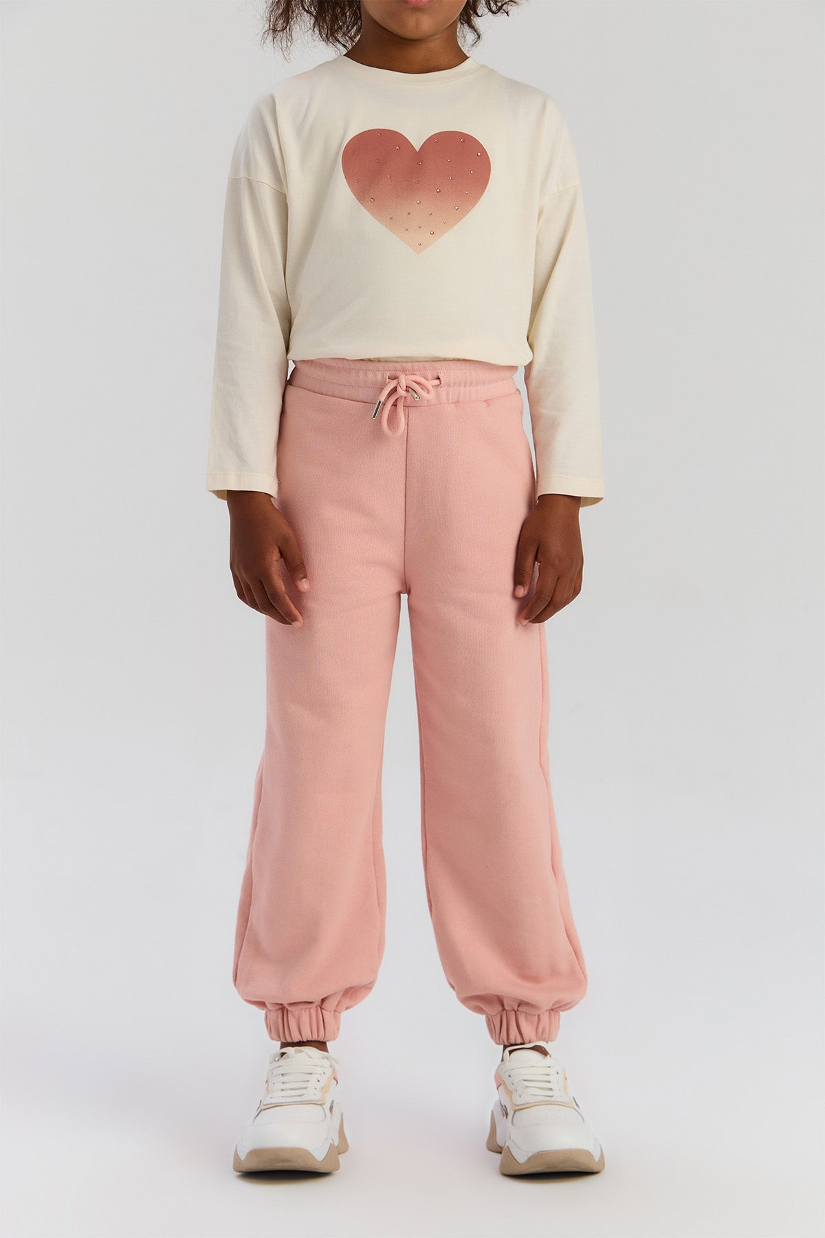 Girls Dusty Rose Tracksuit