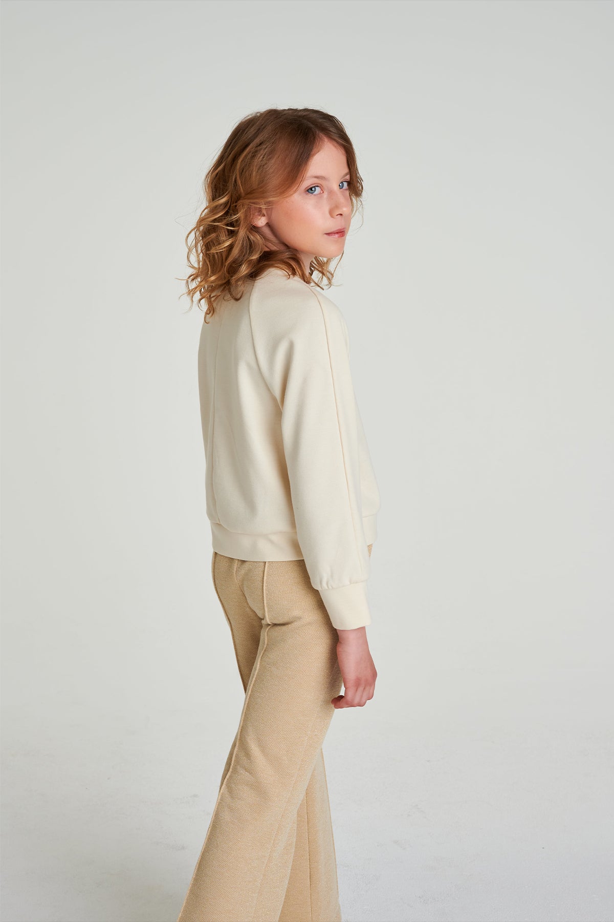 Girls Golden Trousers