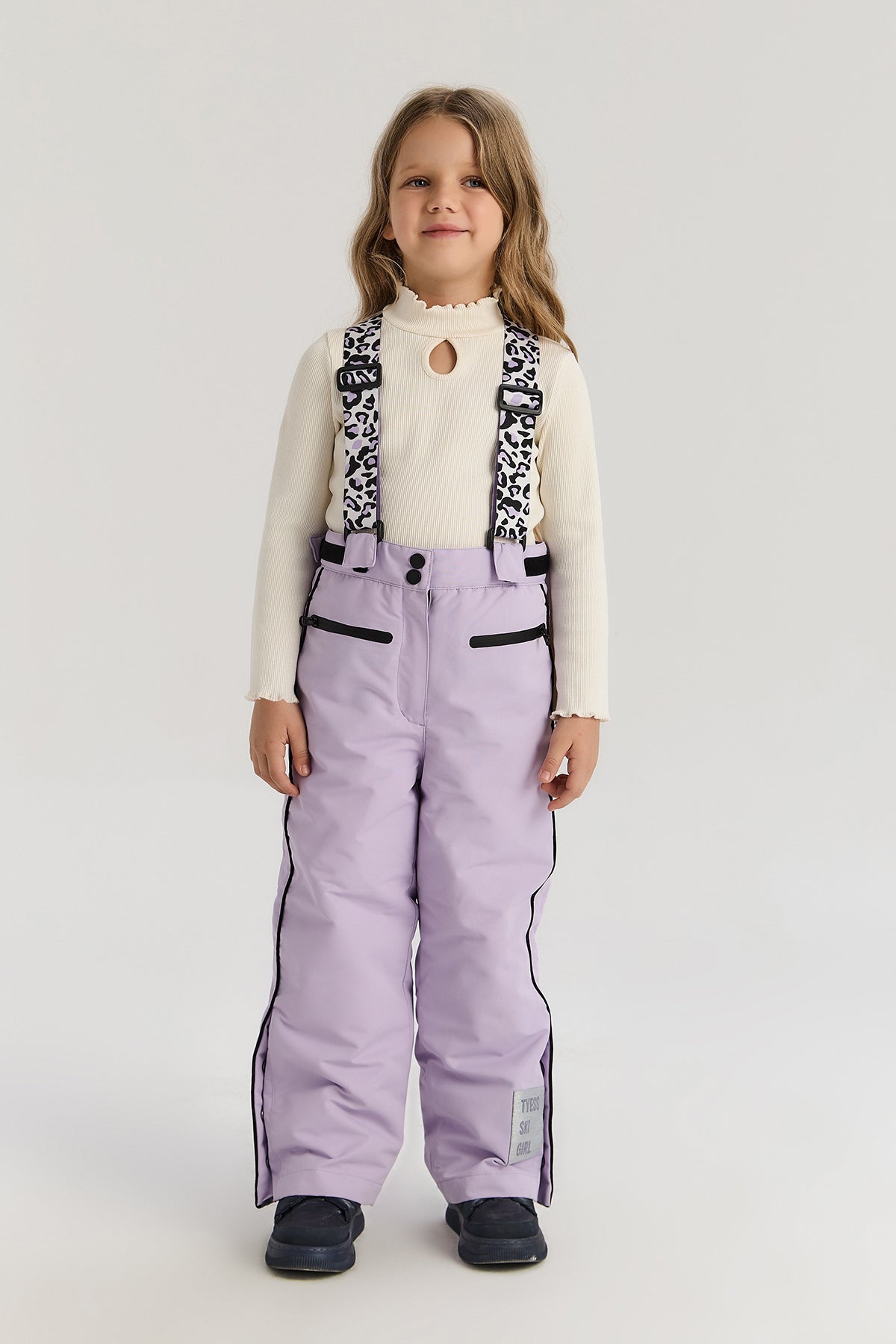 Girls Lilac Ski Set