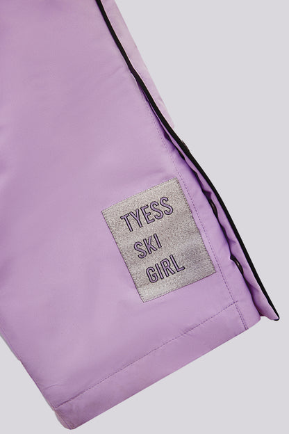 Girls Lilac Ski Set