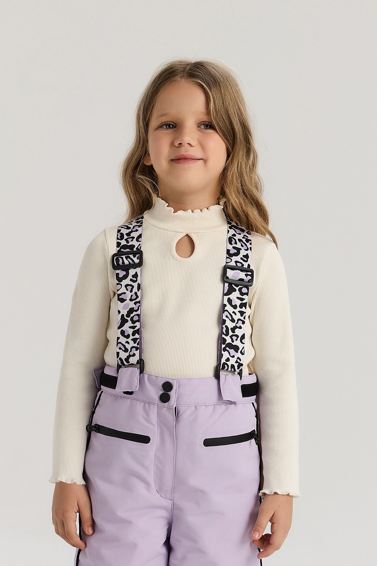 Girls Lilac Ski Set