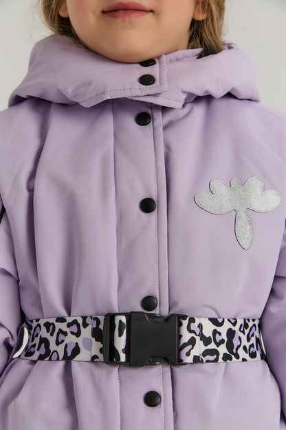 Girls Lilac Ski Set