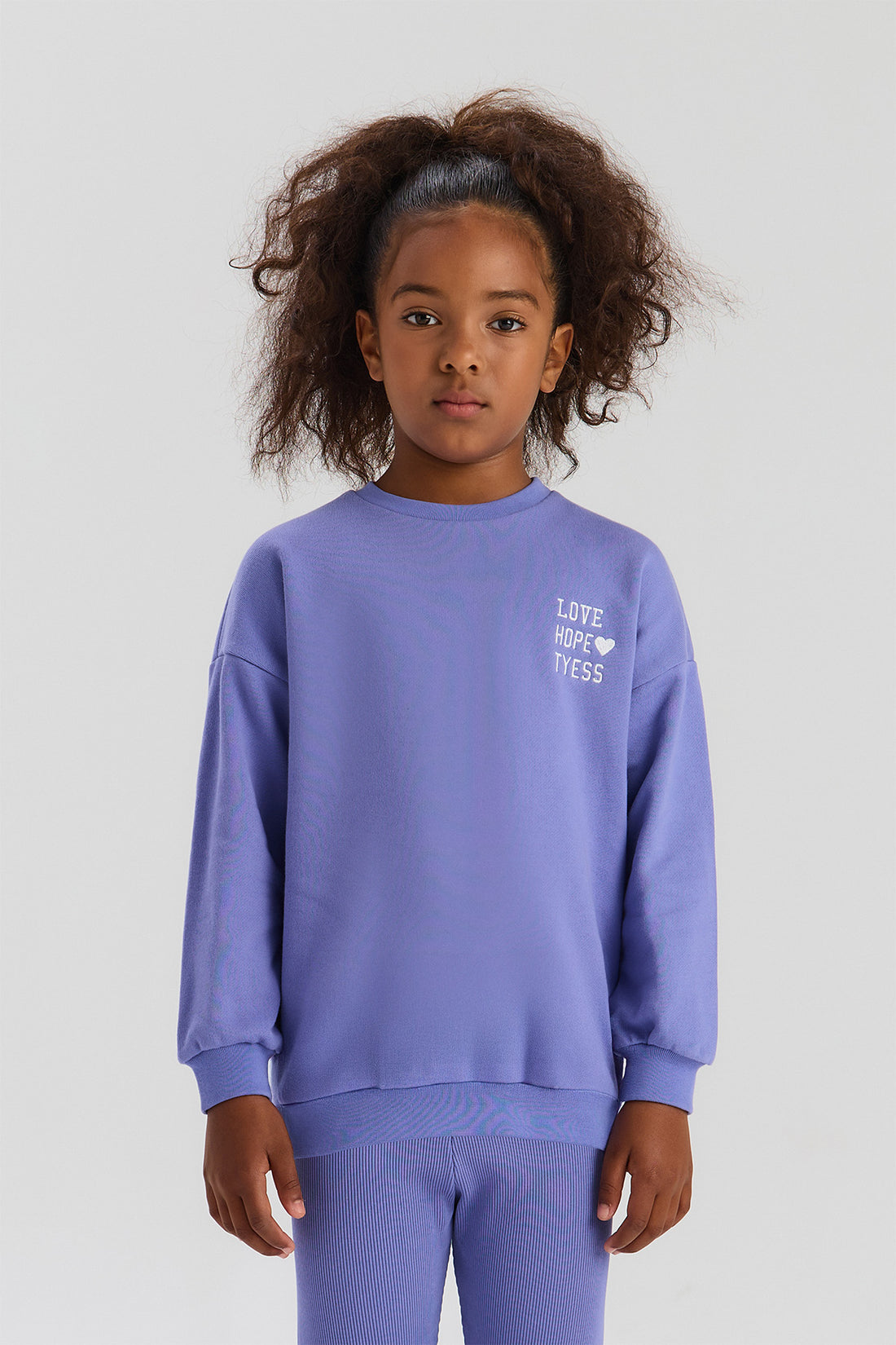 Girls Purple Tracksuit