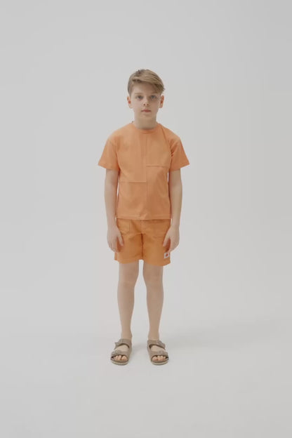 Boy Tile Red Tshirt