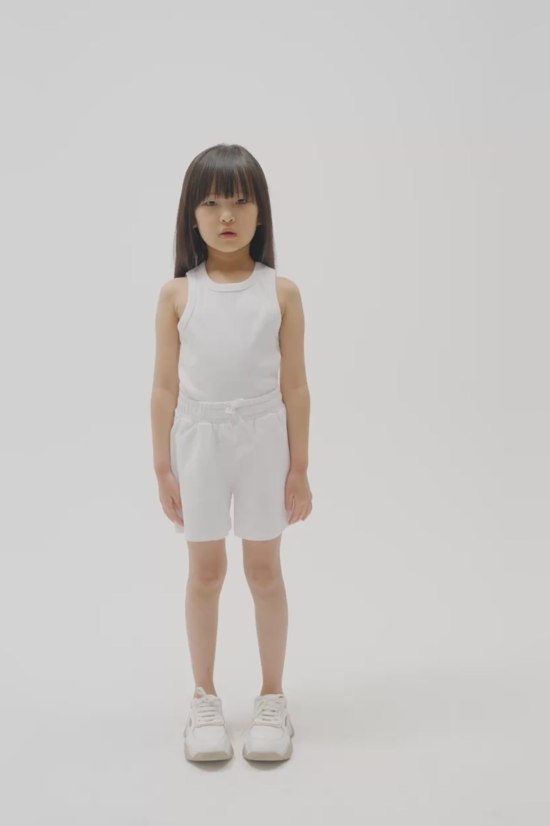 Girl White Shorts
