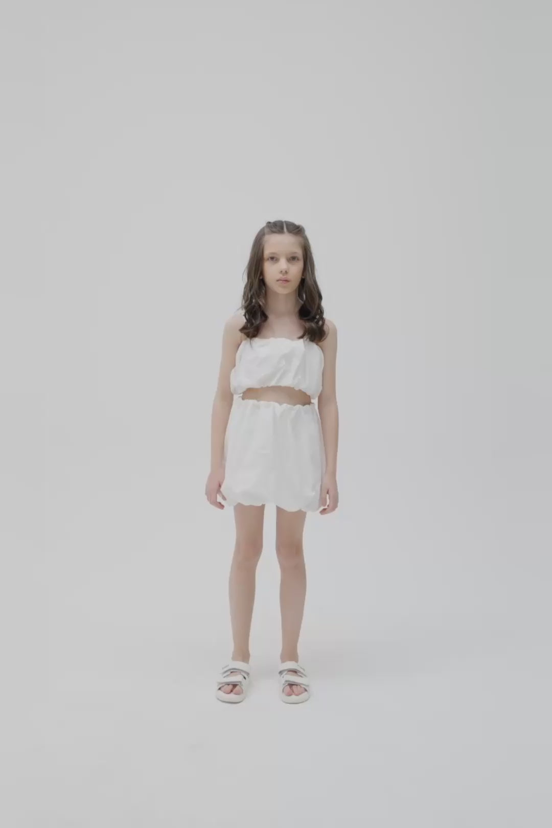 Girl White Blouse