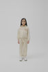 Girl Beige Tracksuit Top